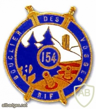FRANCE 154th Infantry Fortress Regiment pocket badge img25637