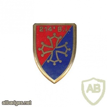 FRANCE 214th Infantry Battalion pocket badge img25753