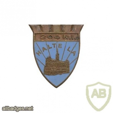 FRANCE 204th Infantry Regiment pocket badge img25750