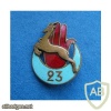 French Army 23rd Algerian Tirailleurs Regiment pocket badge