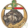 French Army 2nd Algerian Tirailleurs Regiment pocket badge