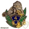 French Army 4th Senegalese Tirailleurs Regiment pocket badge