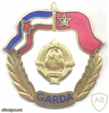 YUGOSLAVIA People's Army Guard Troops breast badge, pre-1992 img25902