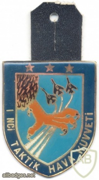 TURKEY Turkish Air Force 1st Tactical Command pocket badge img25980