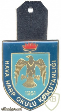 TURKEY Turkish Air Force Command Academy pocket badge img25981