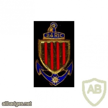 FRANCE 24th Colonial Infantry Regiment pocket badge img26037