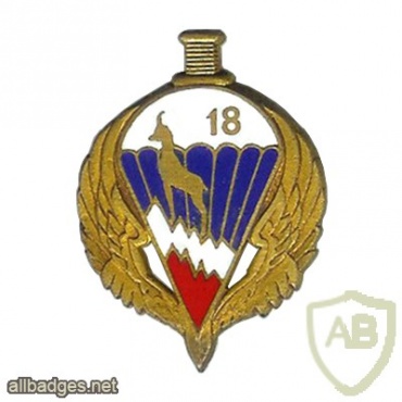 FRANCE 18th Parachute Hunters Regiment pocket badge img26162