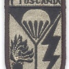 ITALY 1st Parachute Carabinieri Regiment "Tuscania" sleeve patch, subdued