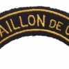 Bataillon de Choc shoulder title, 1960-63