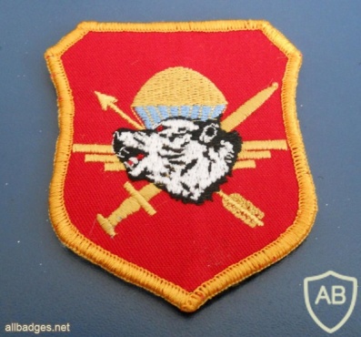 Macedonia Army Special Forces Battalion "Wolves" patch, red img26576