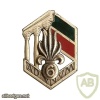 French Foreign Legion 6th Infantry Regiment pocket badge