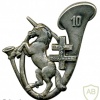 French 10th Hunters Battalion pocket badge