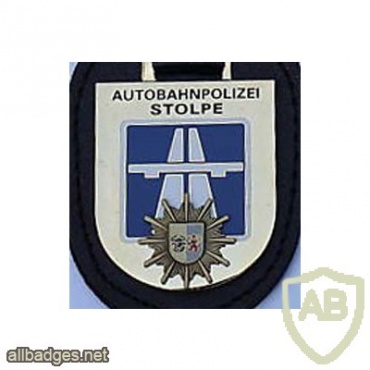 Germany Mecklenburg-Vorpommern Highway Police Stolpe pocket badge img26721