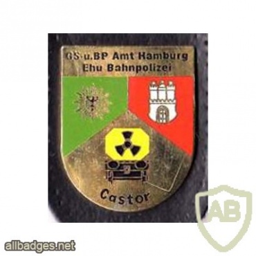Germany Federal Border Police and Railway Police office Hamburg pocket badge img26740