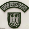 Germany Federal Border Police  patch, after 1976, type 4