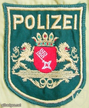 Germany Bremen State Police patch, type 1 img26788