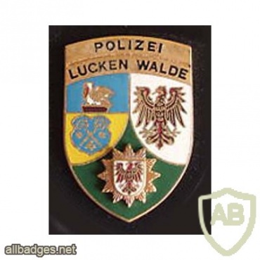 Germany Brandenburg State Police - police station Luckenwalde pocket badge img26856