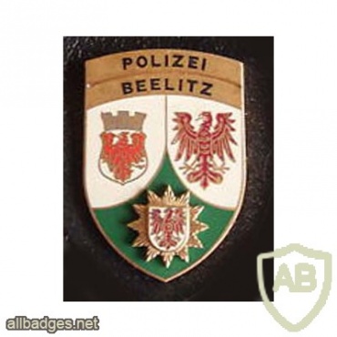 Germany Brandenburg State Police - police station Beelitz pocket badge img26845