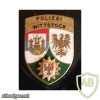 Germany Brandenburg State Police - police station Wittstock pocket badge