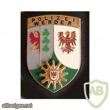 Germany Brandenburg State Police - police station Werder pocket badge img26865