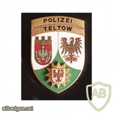 Germany Brandenburg State Police - police station Teltow pocket badge img26864