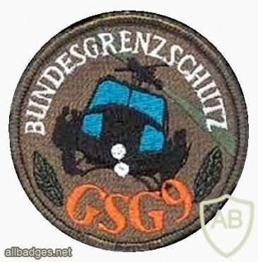 GERMANY Grenzschutzgruppe 9 GSG9 Counter-Terrorism Police Unit patch img26872