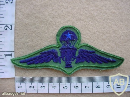 Thailand Army Senior paratrooper wings, subdued, combat dress img26945