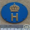 Swedish Home Guard collar badge 1