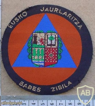 Basque Civil Defence arm patch img27017