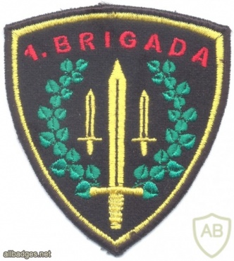 SLOVENIA Armed Forces 1st Brigade (Infantry) sleeve patch, type- 2, full color img27079