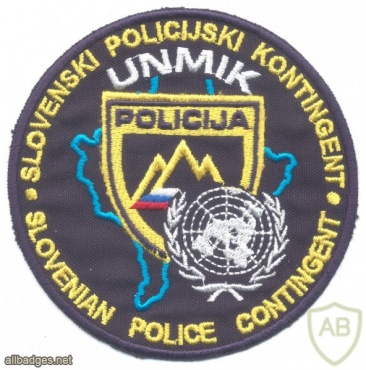 SLOVENIA Police Contingent, UN Mission in Kosovo (UNMIK) sleeve patch img27072