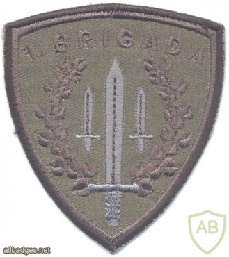 SLOVENIA Armed Forces 1st Brigade (Infantry) sleeve patch, type 2, subdued img27080
