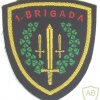 SLOVENIA Armed Forces 1st Brigade (Infantry) sleeve patch, type 3, full color