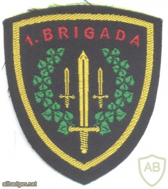 SLOVENIA Armed Forces 1st Brigade (Infantry) sleeve patch, type- 3, full color img27081