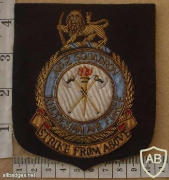 Rhodesia Air Force 2nd Squadron blazer badge img27136