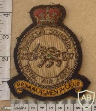 Rhodesia Air Force 237th Squadron blazer badge img27135