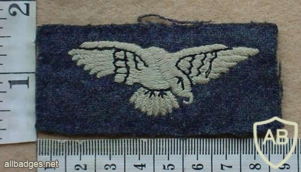 Royal Rhodesia Air Force arm patch, black img27139