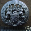 Rhodesia Railways cap badge, voided
