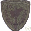 SLOVENIA Armed Forces 10th Mechanized Battalion sleeve patch, subdued