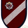 Latvian Army National Guard, color and subdued patches 