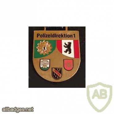 Germany Berlin State Police - directorate 1 general pocket badge img27268