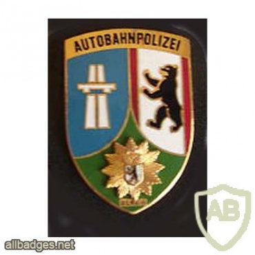 Germany Berlin State Police - Highway police pocket badge, type 2 img27303