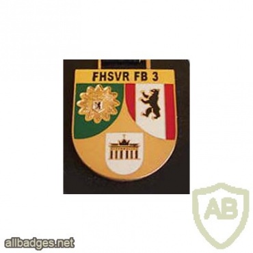 Germany Berlin State Police - Administration & Law School, department 3 pocket badge img27305