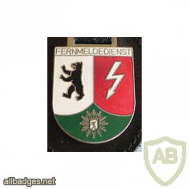 Germany Berlin State Police - telecommunication service pocket badge img27317