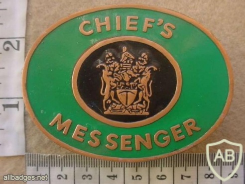 Rhodesia Internal Affairs Chiefs Messenger breast badge img27358
