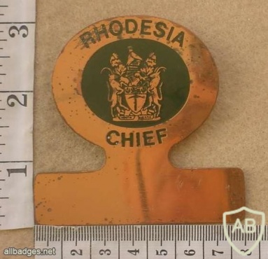 Rhodesia Internal Affairs Chief's breast badge img27359