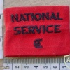 Rhodesian Internal Affairs National Service Cadet Grade 3 rank slip-on