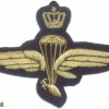 ITALY 1st National Libyan Parachute Battalion wings, bullion, WW2