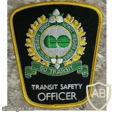 GO Transit Safety Enforcement Unit shoulder flash 2 img27471