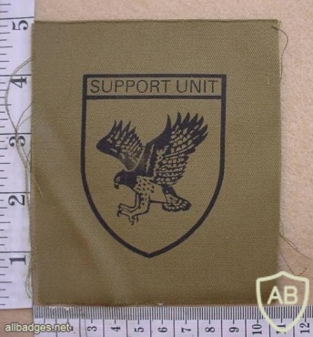 Rhodesian British South Africa Police Support Unit arm patch, 2nd pattern img27505